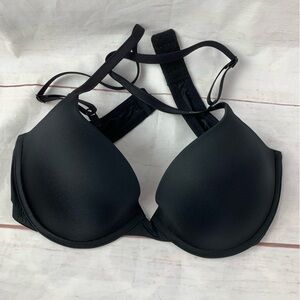 Calvin Klein push-up bra 36B black lingerie sexy new no tags logo